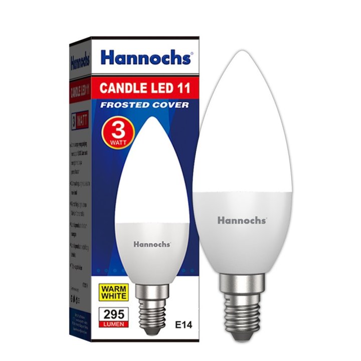 Hannochs LED Candle 1 3 watt Cahaya Kuning