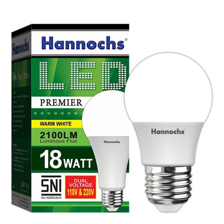 Hannochs LED Premier 18 watt WW Cahaya Kuning