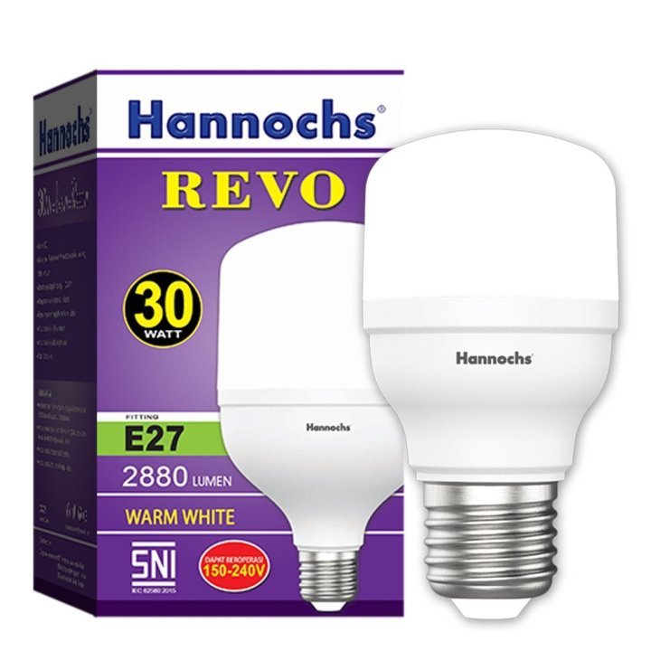 Hannochs LED Revo 30 watt WW Cahaya Kuning