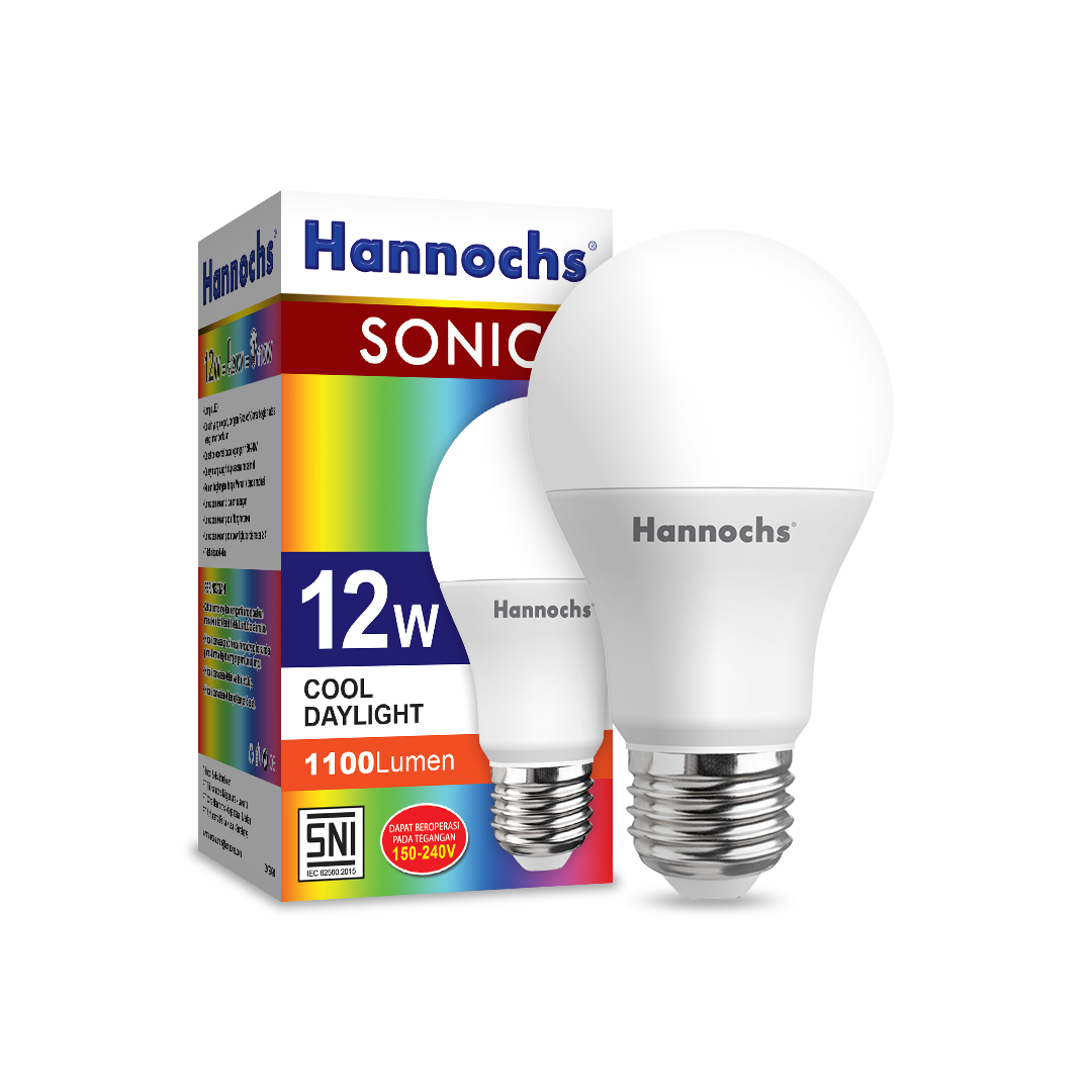 Hannochs LED Sonic 12 watt CDL Cahaya Putih