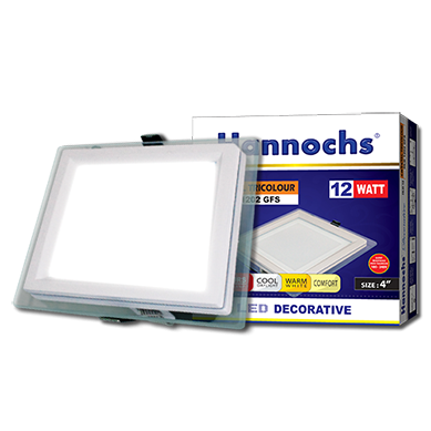 Hannochs Decorative LED square crystal tricolour GFS