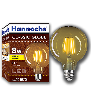 Hannochs LED Classic Globe 8 watt