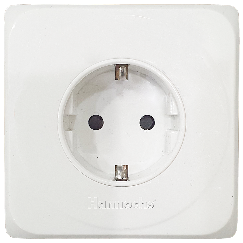 Hannochs electric wall plug socket HS 16 IB