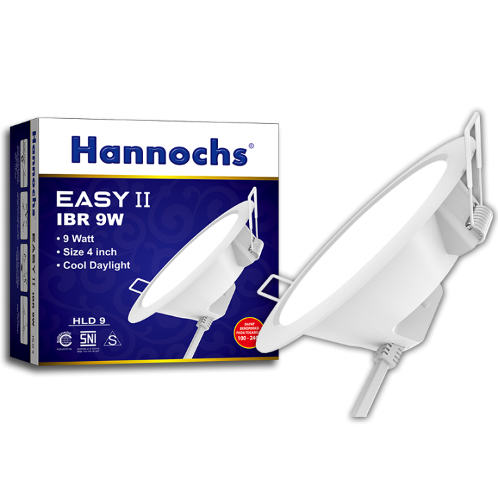 Hannochs Lampu LED Easy II 9 watt CDL Cahaya Putih