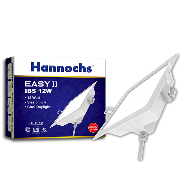 Hannochs Lampu LED Easy II IBS 12 watt CDL Cahaya Putih