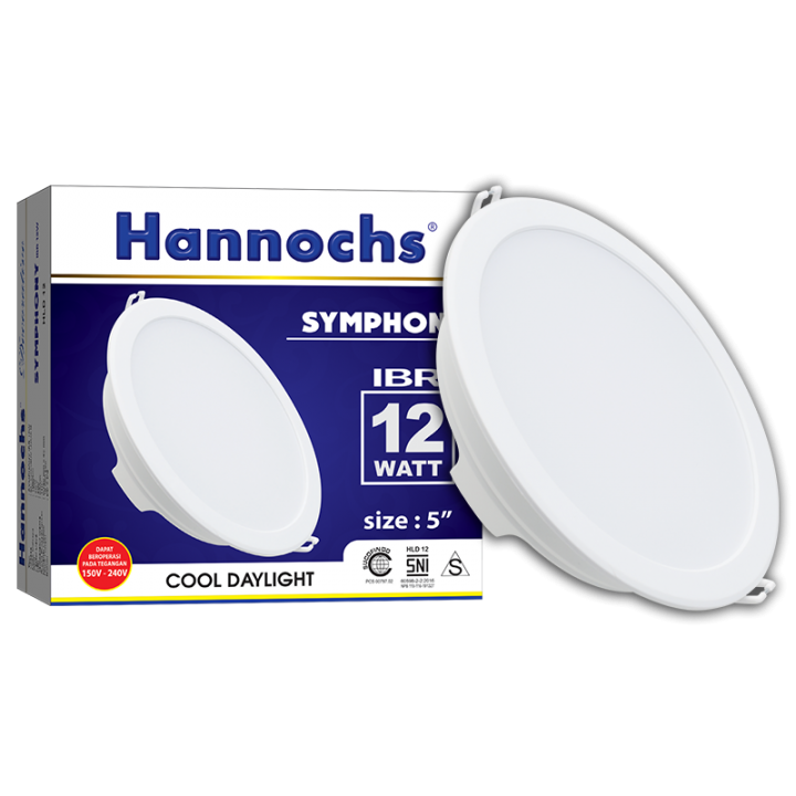 Hannochs Lampu LED Symphony IBR 12 watt CDL Cahaya Putih