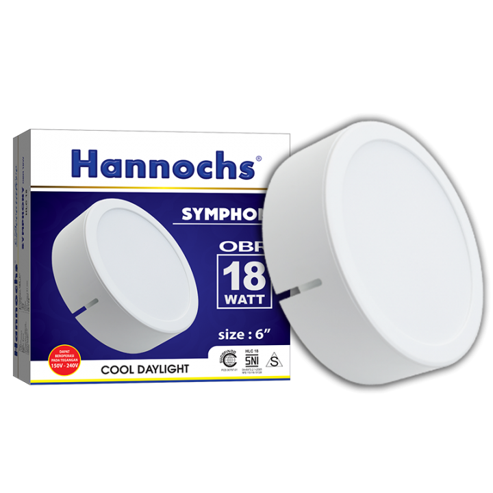 Hannochs Lampu LED Symphony OBR 18 watt CDL Cahaya Putih