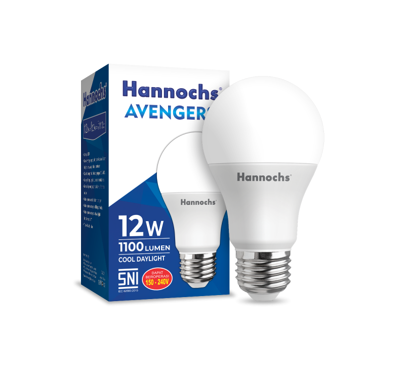 Hannochs Lampu LED Avengers 12watt Cahaya Putih